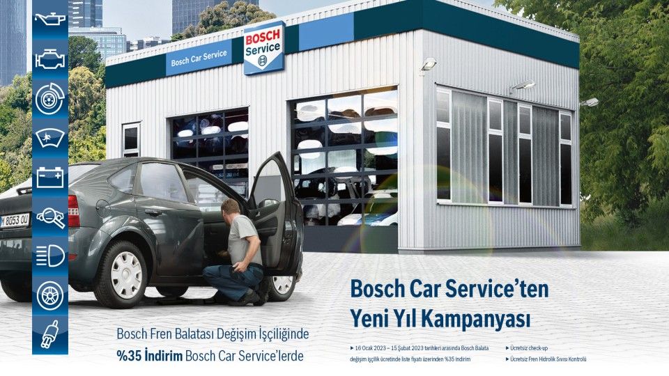 Bosch Car Service’ten Yeni Yıl Kampanyası